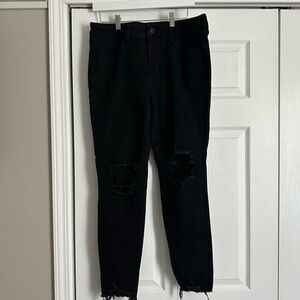 American Eagle Outfitters Black Slim Denim Jeans